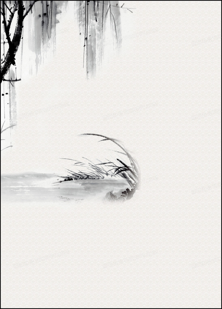 水墨風(fēng)畫冊背景設(shè)計素材的軟件設(shè)計制作藝術(shù)