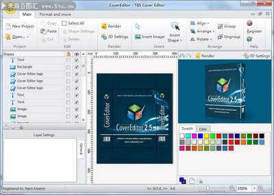 超酷的包裝盒設計利器 TBS Cover Editor 2.5.5特別版深度解析